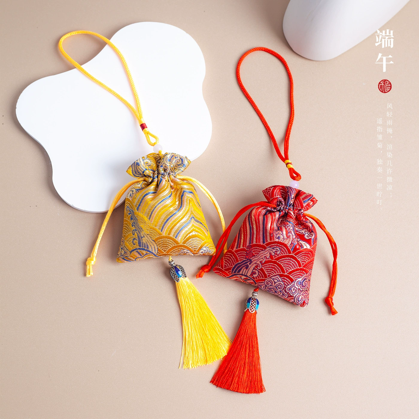 Новый китайский стиль саше саше пустая сумка благословение сумка сумка ручная китайская медицина саше сумка