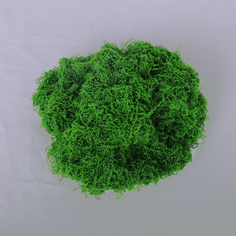 Emerald filamentous plush moss