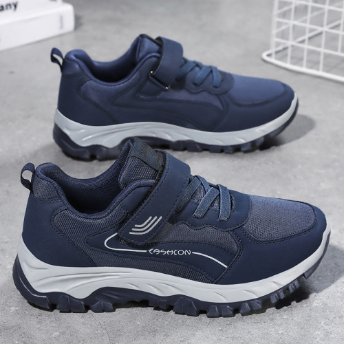 Mid-Age and Elderly Sports Shoes 2025 Summer Casual Men and Women Couple Magic Tab Walking Shoes