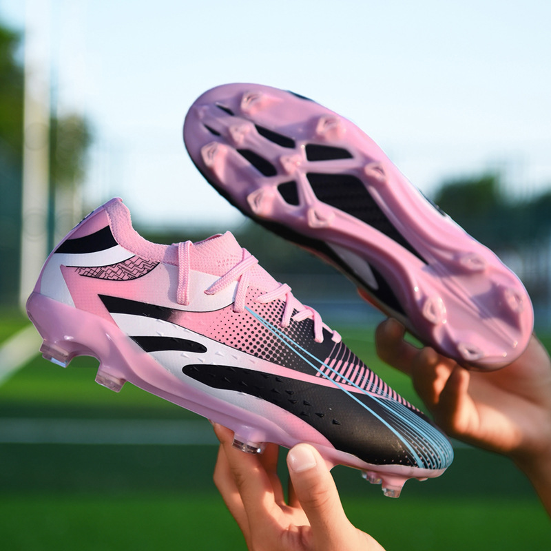Cross-Border Football Shoes Men's Low-Top Tf Short Spike Primary School Students Training Shoes Ag Long Spike Youth Artificial Grass Cross-Border Football Shoes Men's Low-Top Tf Short Spike Primary School Students Training Shoes Ag Long Spike Youth Artificial Grass