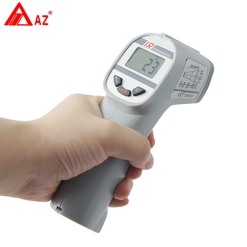 台湾衡欣AZ8888/8889红外线测温仪高精度红外测温工业点温