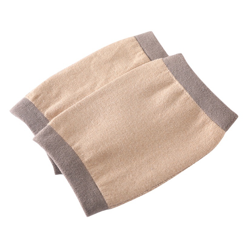 Cachemira caliente mujer hombres Otoño e Invierno delgada forrada de lana vieja pierna fría rodillera cubierta pintura conjunta aire acondicionado habitación antideslizante frío deportes sin costuras