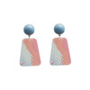 Three dimensional fashionable acrylic earrings, European style, 3D