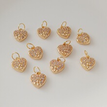 ��ɫ�~��������Ƕ�ʯ���ε���14k��������朒��DIY�Ʒ����