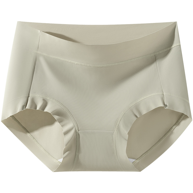 Piel de leche que no deja marcas 7A seda de morera antibacteriano para mujer deportes sin caderas calzoncillos de cintura media bragas cortas refrescantes