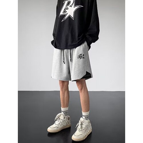 American basketball shorts for men and women, summer high street fashion brand five-pocket loose casual beach pants trendy