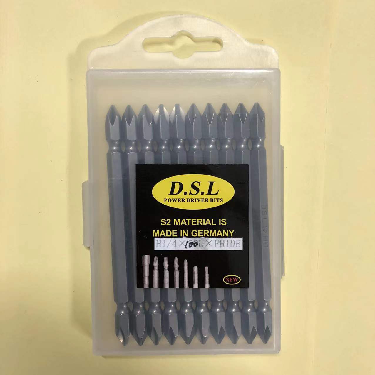 Doble cabeza 100 largo x PH1 (punta de la cabeza, no regular)