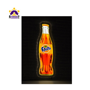 European and American Export Quality Ce Certification Custom-Made Acrylic Light Box Bottle-Shaped Round Led Advertising Light Box