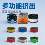 圆丝拉丝挤出机 PVC圣诞树松针丝设备 扫把丝生产线机