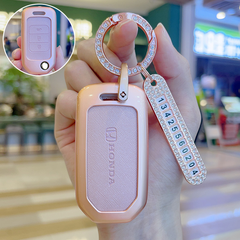 ホンダのキーカバーを適用します。女性十一代アコード十代思域crv型格xrv冠道英仕派のキャンバスボタンです。|undefined