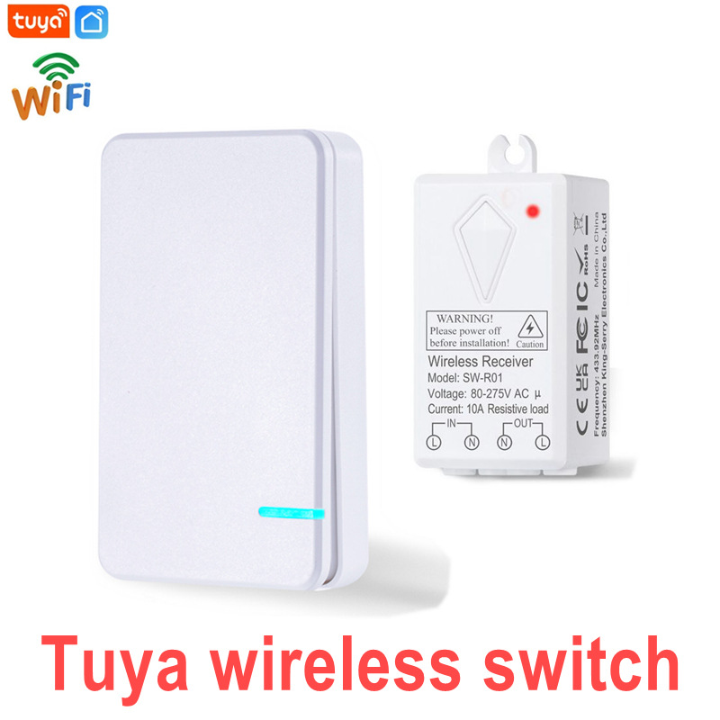 Manufacturer Tuya wireless switch controller remote 80V-275V