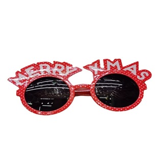 Creative Christmas Glasses Decoration MERRY XMAS Happy Day Gift Makeup Costume Props Makeup Costume