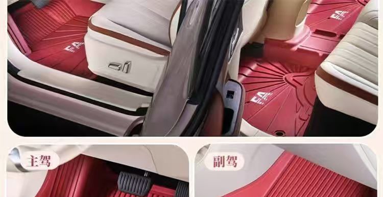 Oula T injection-molded car floor mats are made entirely of formaldehyde-free materials, odorless, non-slip, safe for babies and cats, wear-resistant, black