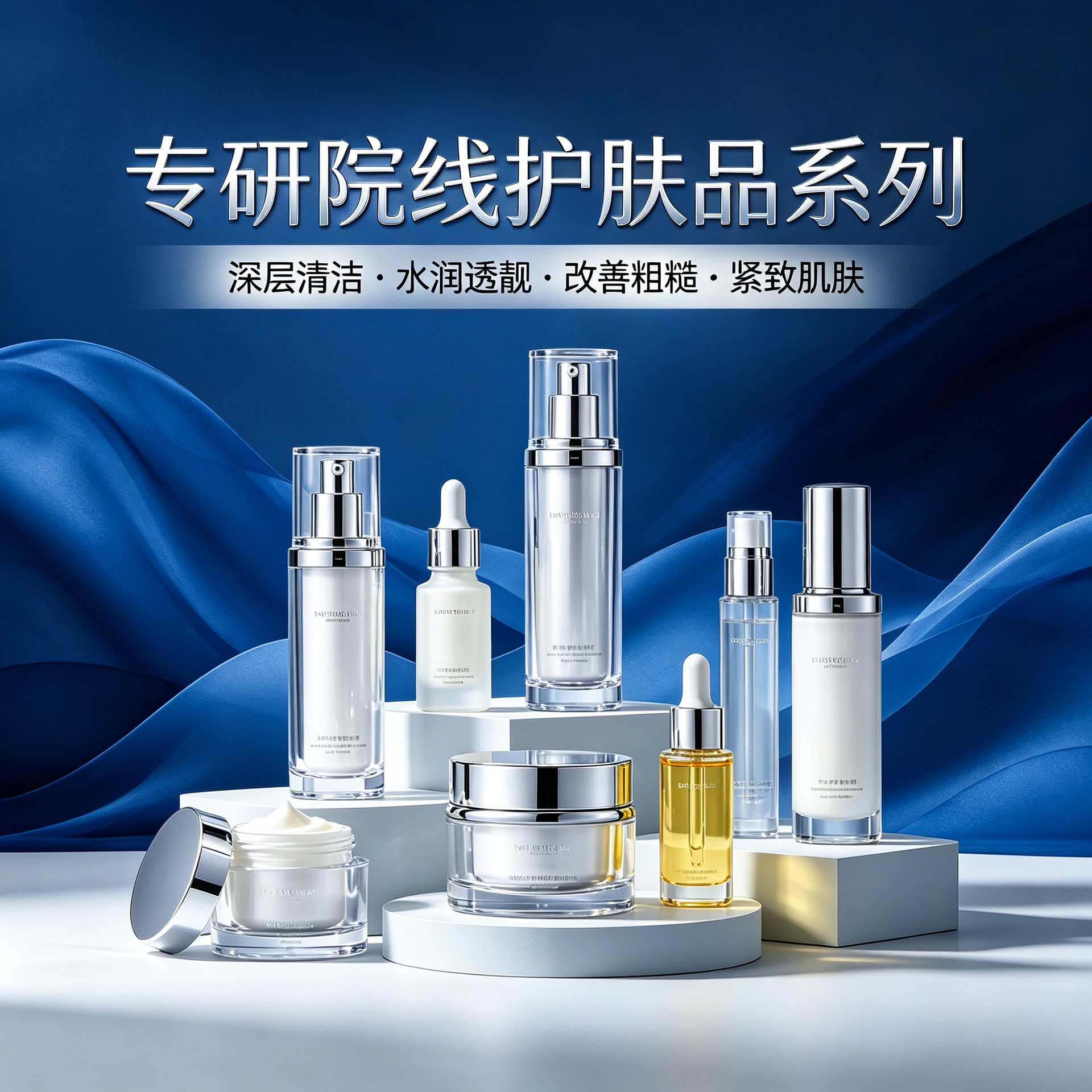 美容院线不挂网高端护肤品套装正品补水抗皱抗初老面部水乳霜套装