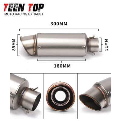 Exhaust manifold, Suitable for Motorcycle Modified Exhaust