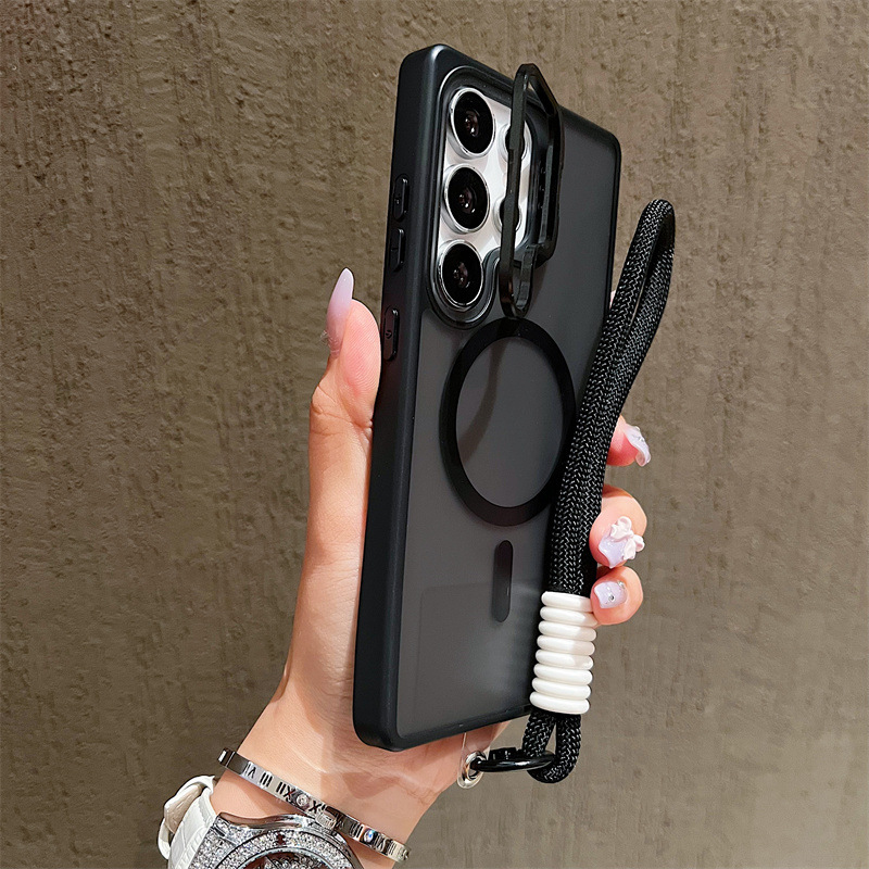 Funda Magnética con Soporte de Lente de PC con Protección Anti-caídas y Acabado Mate