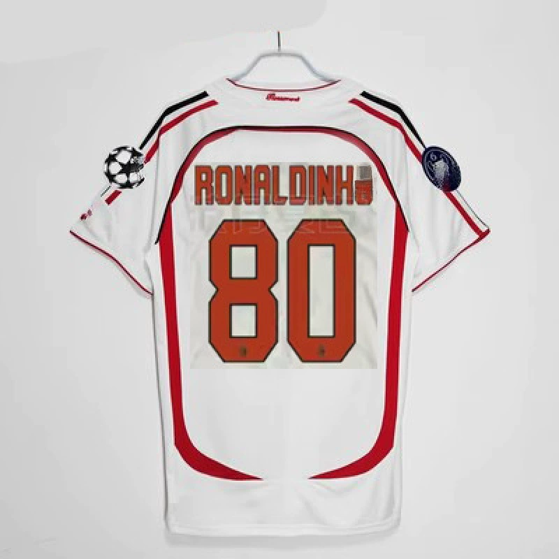 Ретро-футболка 0607AC22 Kakanestama R Tini Inzagi Pirlo длинные рукава, футболка для футбола