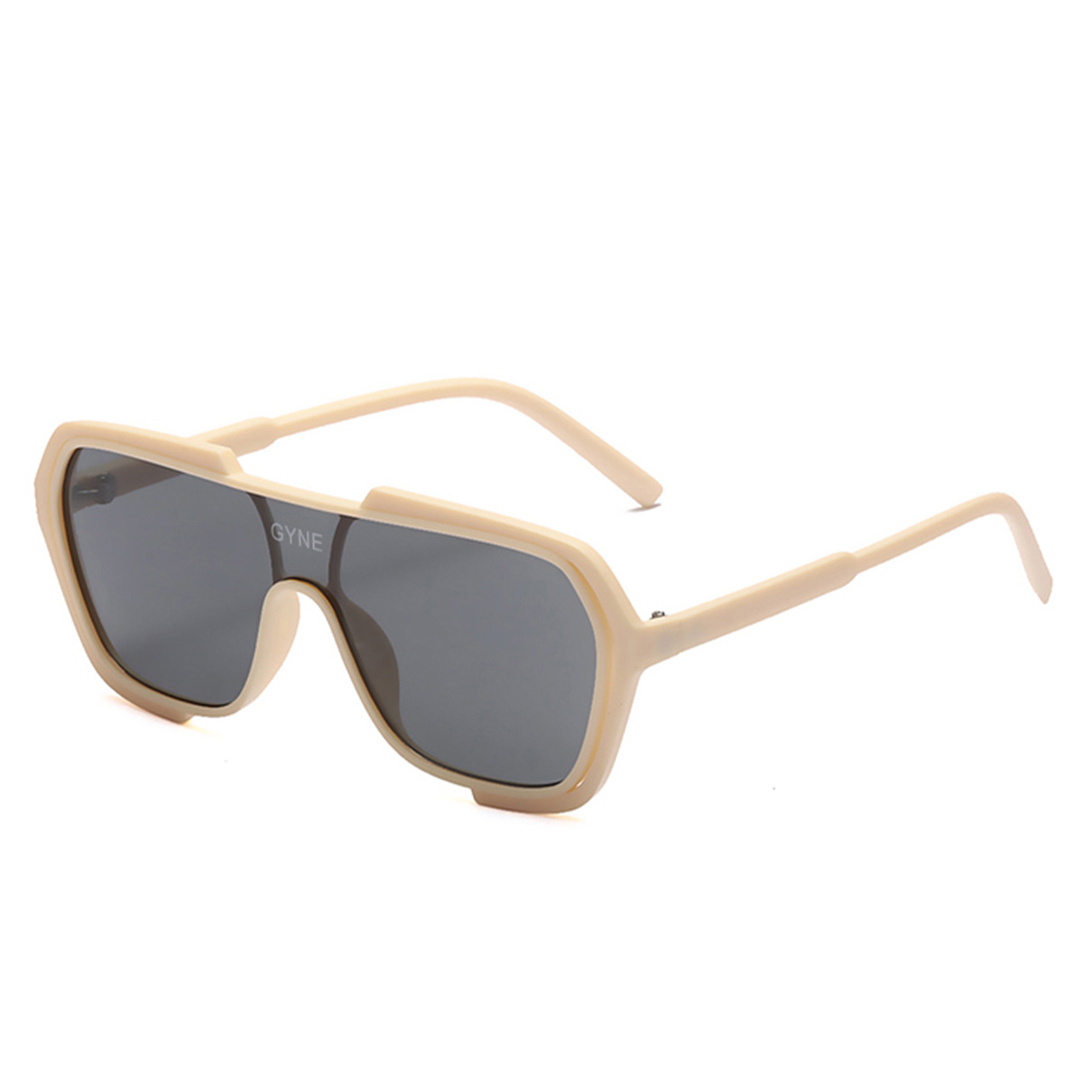 2022 Nuevo Marco grande gafas de sol de una pieza de moda punk gafas de sol de las mujeres gafas integradas gafas de sol europeas y americanas