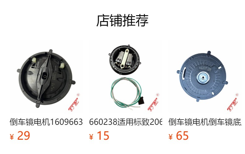 Reversing Mirror Base Motor 660238 Suitable for Peugeot 206207306307308405508407