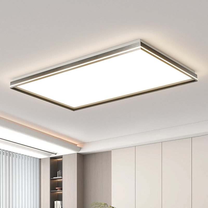 Luz de sala de estar de espectro completo lámpara principal italiana lámpara de techo minimalista moderna lámpara de dormitorio de atmósfera minimalista lámpara Zhongshan