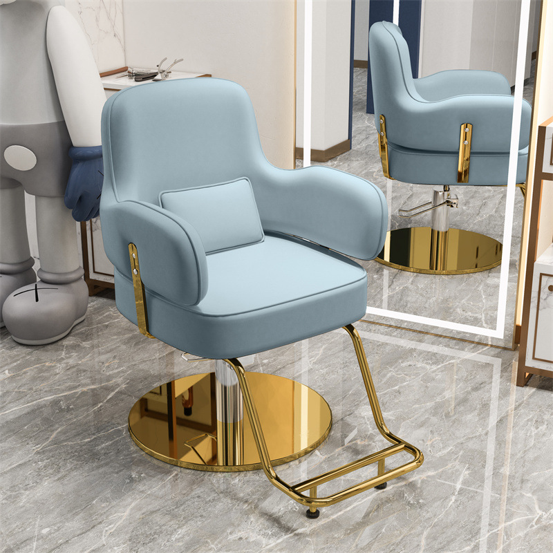 Smog Blue - acero inoxidable oro disco grande pedal