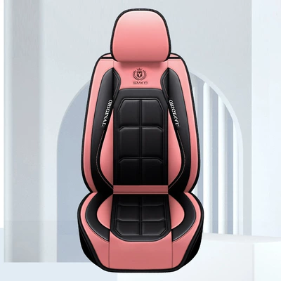 car full-coverage seat cushion, direct | Universal seat cover - black-and-pink-single-seat