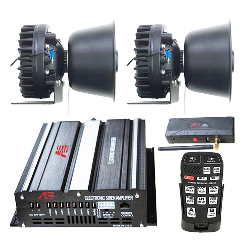 Wireless siren horn amplifier, loudspeaker, high-frequency speaker, 600W alarm, A10R5 + stainless steel horn