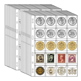 Производитель Trandun Standard 9 отверстий и 20 блоков из 30 блоков, непосредственно вставленных сбором Coin Collection Band Live Page Stare Inside Page 42