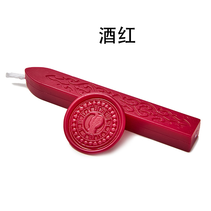 Tira de cera de sello de laca de fuego 42 cinta de plomo tira de cera de sellado sobre sello de regalo con núcleo patrón de flecha de laca de fuego cera de laca de fuego