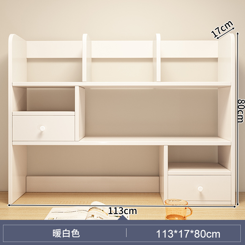 Estante de escritorio estante de almacenamiento de escritorio dormitorio cosas buenas mesa de estudio multi-capa pequeño estante