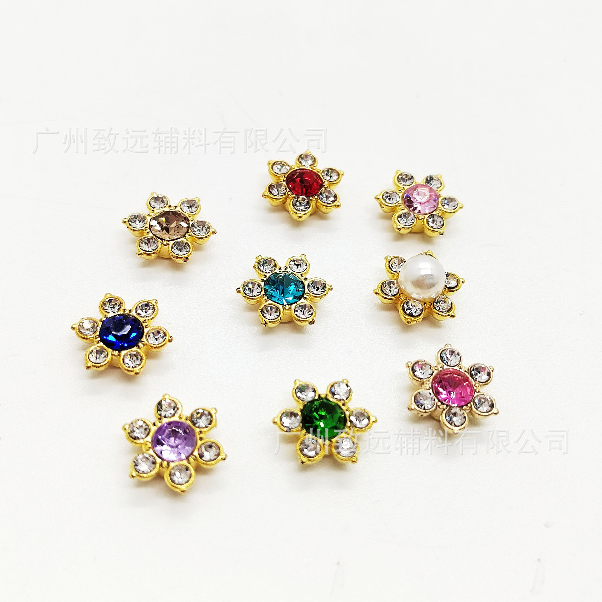 Adorno 3D de flor de ciruelo con diamantes de imitación de 12 mm para manualidades, decoración de bordes de diamantes, accesorios para vestidos de novia. image 5