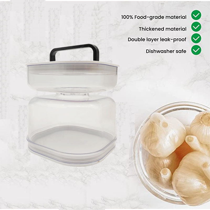 barattolo per sottaceti separatore secco e umido da cucina barattolo per sottaceti distributore secco e umido barattolo a clessidra contenitore di plastica_voghion.com