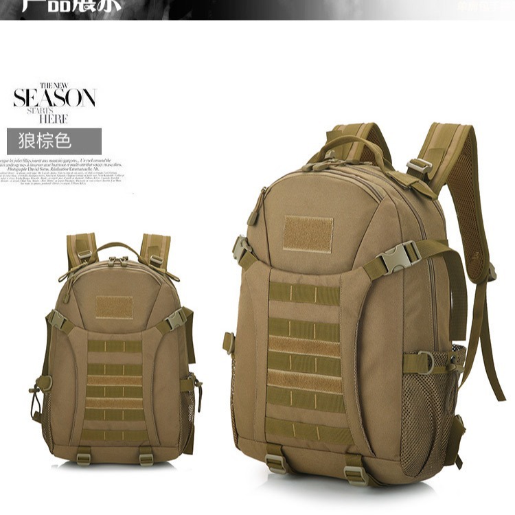 Venta caliente transfronteriza mochila táctica al aire libre camuflaje senderismo montañismo ciclismo mochila de gran capacidad nueva mochila de rana