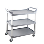 酒店餐厅三层收餐车小手推车收碗车送餐车饭店移动收集工具服务车