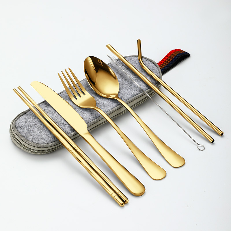 [그레이 가방] 골드 7 장 세트