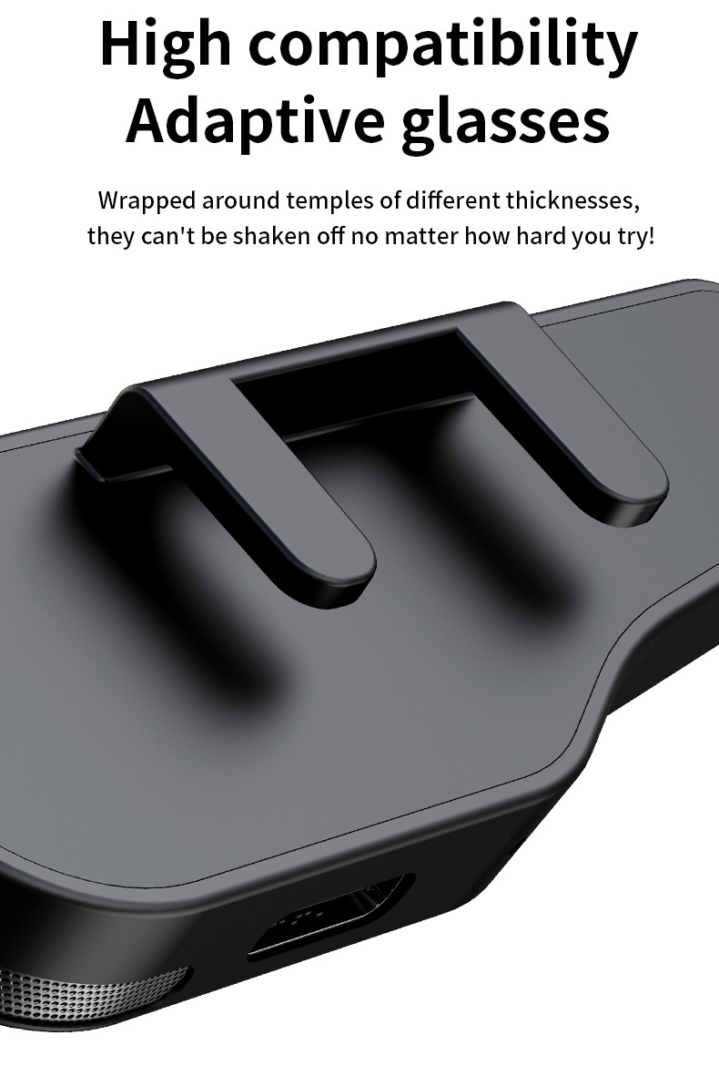 Bluetooth Smart Glasses Adapter With Touch Control And Long Battery_voghion.com