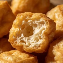 空心油豆腐手工制作涮火锅麻辣烫螺蛳粉商用厂家直销