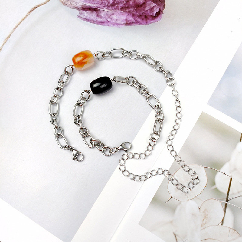 Geometric Simple Style Titanium Steel Bracelets In Bulk display picture 8