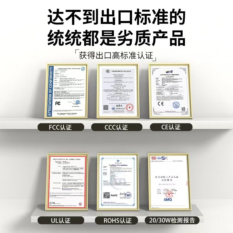 80w氮化镓充电器自带伸缩数据线适用华为苹果a+c双口全协议充电头|undefined