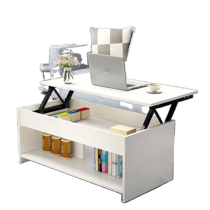 Mesa de té alta multifuncional plegable elevación tabla de comedor de doble propósito tabla de comedor retráctil simple tipo hogar pequeño