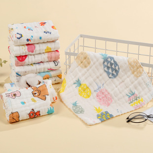 Gauze children's eating bib, scarf, towel, baby hygiene product, wet wipes, handkerchief, (Physicals)