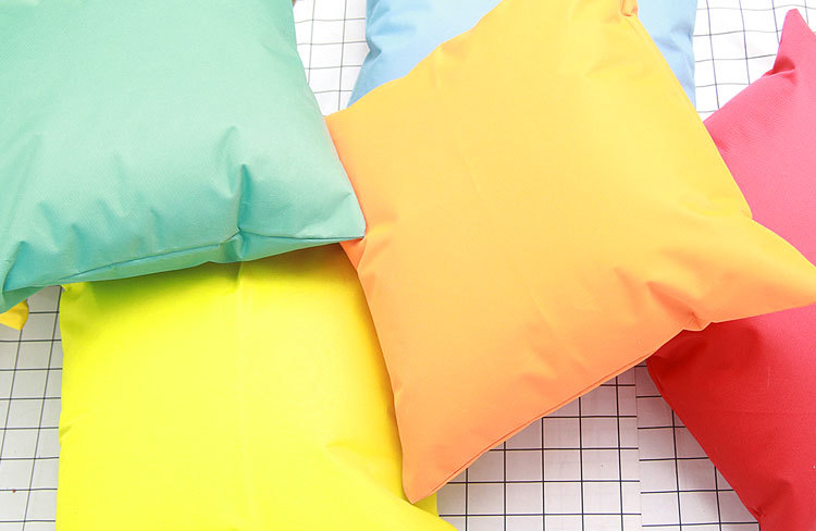 Fashion Solid Color Pvc Pillow Cases display picture 5