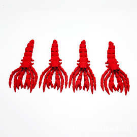 3D打印寄居蟹铰链结构可动摆饰TIKTOKTEMU3D打全身关仿真可动模型