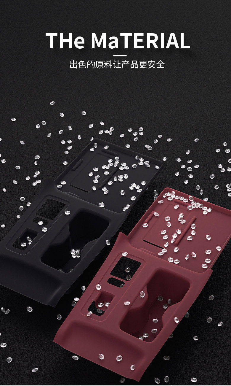Suitable for the Fifth-Generation Emgrand Central Control Water Cup Silicone Mat, Gear Panel Sticker, Door Window Protection Mat, Modification Supplies