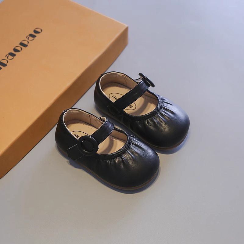 Zapatos de bebé niña estilo princesa, suela suave, calzado para niños pequeños de 0 a 3 años, calzado de moda para primavera y otoño._voghion.com