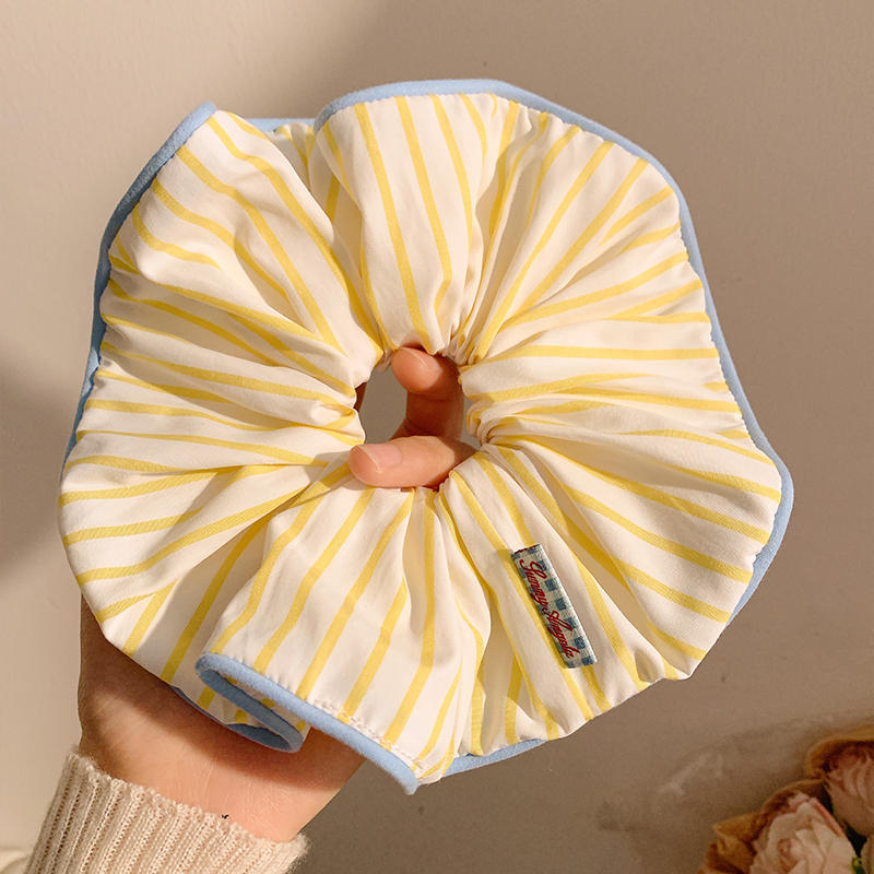 Estilo perezoso francés, gran raya para el cabello de intestino grueso, mujer 2025, nuevo estilo, ballet de alta gama, correa para la cabeza