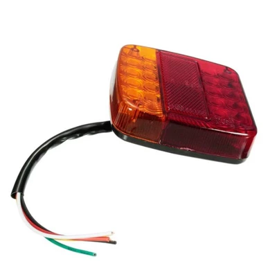 Cross border hot sale high quality 26LED trailer tail light 26LED truck RV tail light ATV tail light 12V (Tail light) - red-1pc
