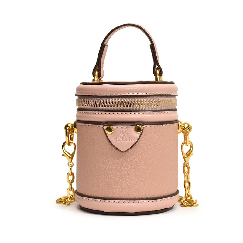 Bolso de hombro para niños y niñas de estilo coreano, estilo occidental, mini bolso de cubo redondo para niños, nuevo bolso para niños de cadena de comercio exterior