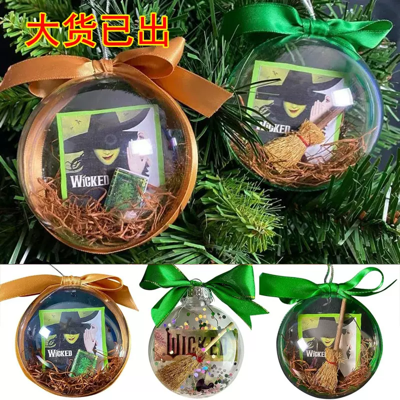 跨境亚马逊新Wicked Christmas Ornament邪恶女巫挂饰圣诞节挂件