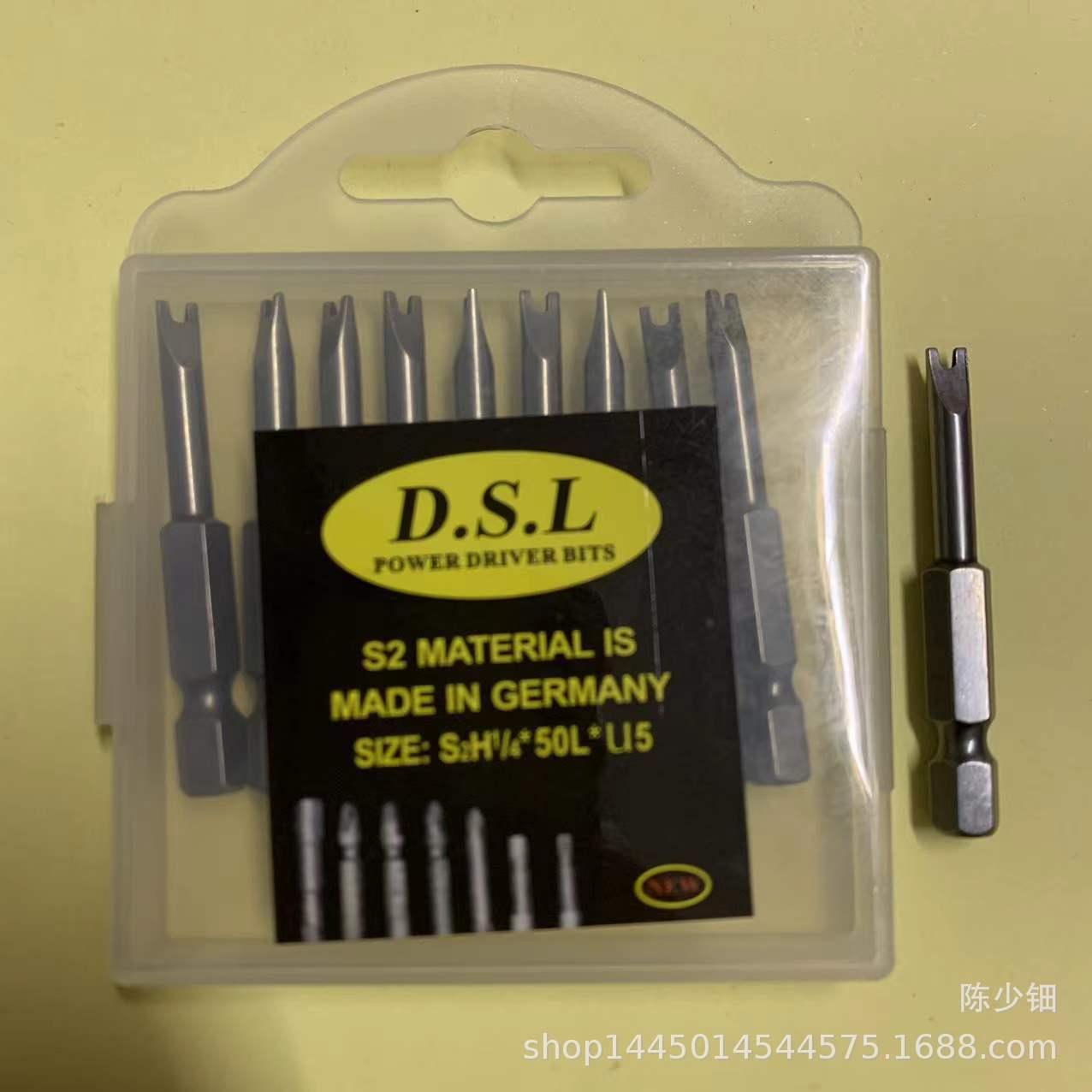 Fuente fabricante DSL Alemania S2 acero de una sola cabeza de forma especial endurecido lote cabeza triángulo cuadrado en forma de U en forma de Y